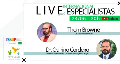 Live com Thom Browne e Dr . Quirino Cordeiro - Drogas : pensar globalmente e agir localmente