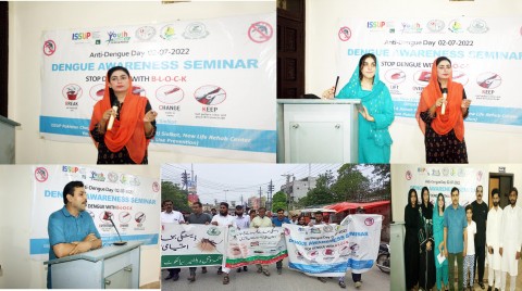 ISSUP PAKISTÁN ORGANIZÓ UN SEMINARIO DE CONCIENTIZACIÓN SOBRE EL DENGUE Y UNA CAMINATA CON LA COLABORACIÓN DE LA FUNDACIÓN M A JINNAH Y EL FORO JUVENIL DE PAKISTÁN EN EL CENTRO DE REHABILITACIÓN NUEVA VIDA DE SILAKOT-PAKISTÁN