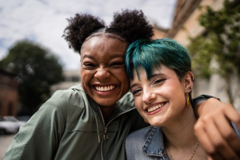 Two young women