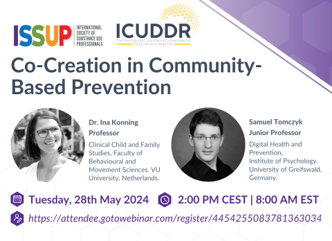 ISSUP_ICUDDR Webinar flyer