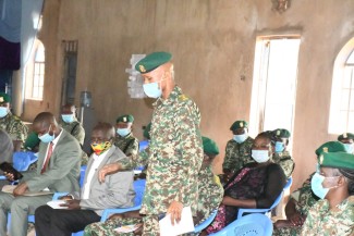 Centre Commanders from the Kenya NYS at the UTC Cycle II training by ISSUP Kenya