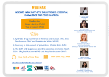 INVITATION AU WEBINAIRE INSIGHTS INTO SYNTHETIC DRUGS