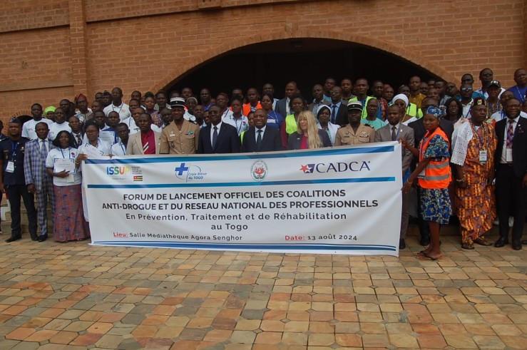 Prévention et lutte contre l’usage des substances psychoactives basée sur la communauté: Les coalitions anti-drogue et le réseau national des professionnels en prévention, traitement et de réhabilitation au Togo lancés.